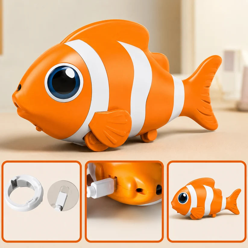 Musical Clown Fish Toy with Lights – Dancing & Moving Fun for Kids