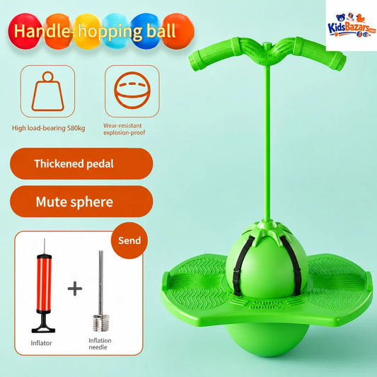 Pogo Ball with Handle Exercise, Happy Growing Taller