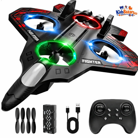 RC Combat Aircraft Drone – Remote Control Flying Jet Toy for Kids (S1)