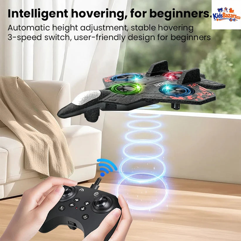 RC Combat Aircraft Drone – Remote Control Flying Jet Toy for Kids (S1)