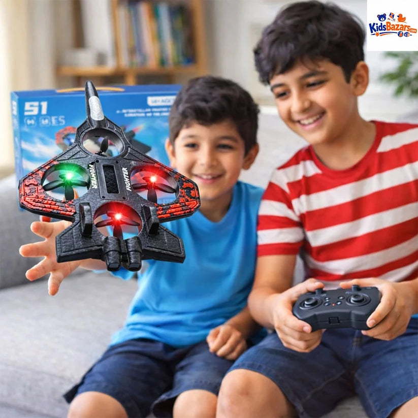 RC Combat Aircraft Drone – Remote Control Flying Jet Toy for Kids (S1)