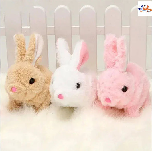 Battery Operated Walking Rabbit Toy – Cute Moving Bunny with Sound for Kids