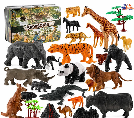 Realistic Animal Figures Set Toy for Kids – Fun & Educational Play Set