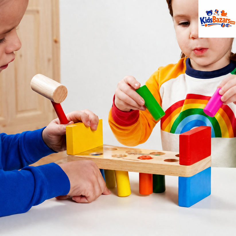 Strike the Wooden Hammer | Premium Educational Wooden Toys for Kids