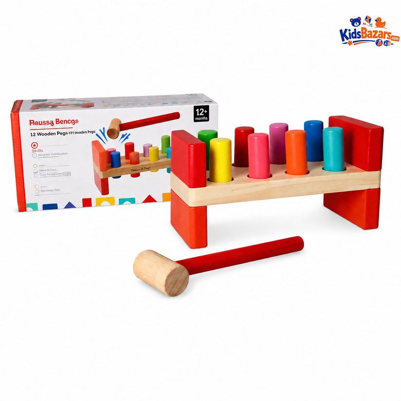 Strike the Wooden Hammer | Premium Educational Wooden Toys for Kids