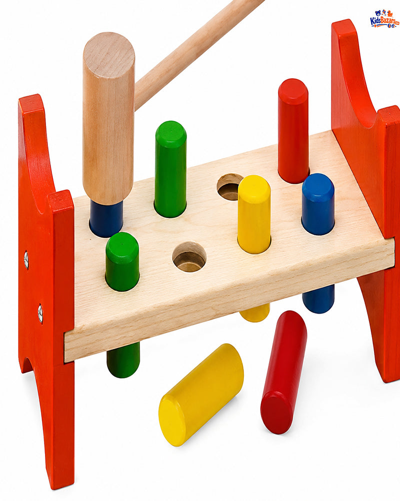 Strike the Wooden Hammer | Premium Educational Wooden Toys for Kids