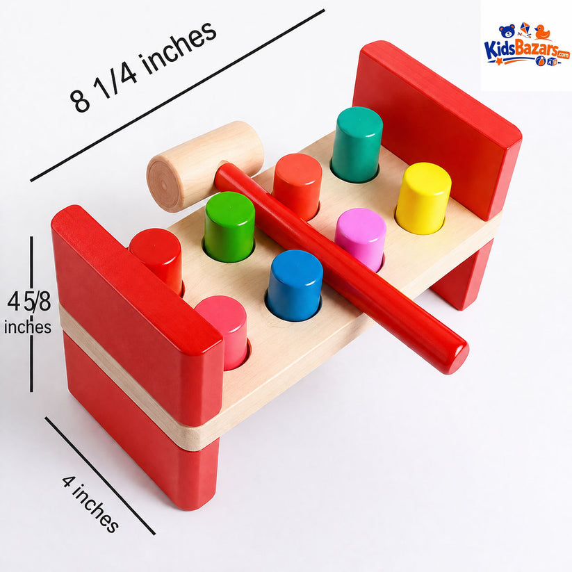 Strike the Wooden Hammer | Premium Educational Wooden Toys for Kids