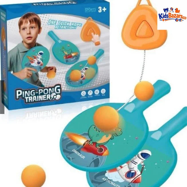Table Tennis Ping Pong Trainer Toy for Kids – Fun Indoor Sports Practice Set