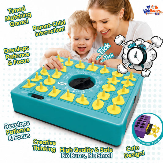 Time Puzzle, a fast-paced shape-matching board game.