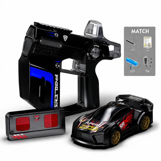 Toy Infrared Laser Gun & Remote Control Car – Racing & Shooting Battle Toy for Kids