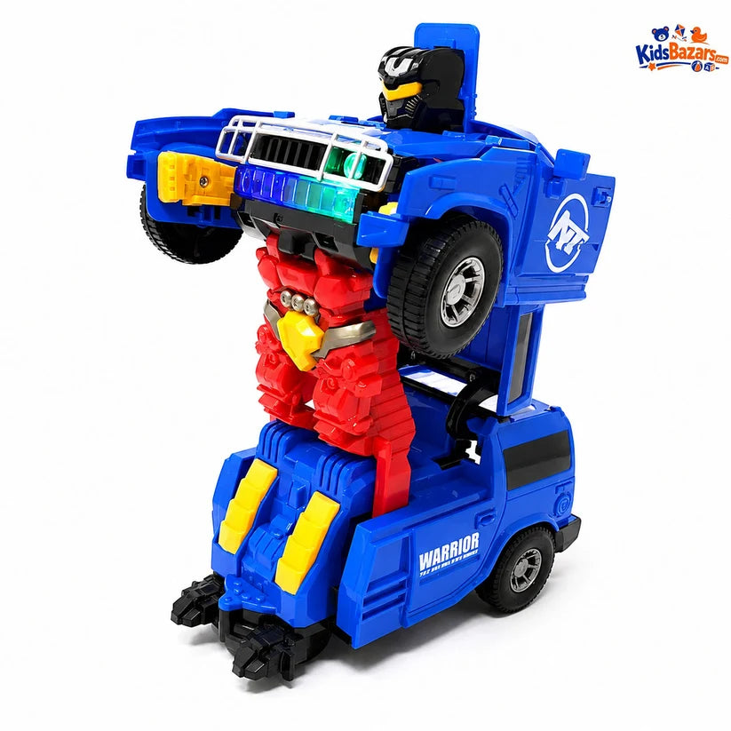 Warrior The Racing Pro SBWE toy by Aojia Toys transforms automatically between a SUV and a robot
