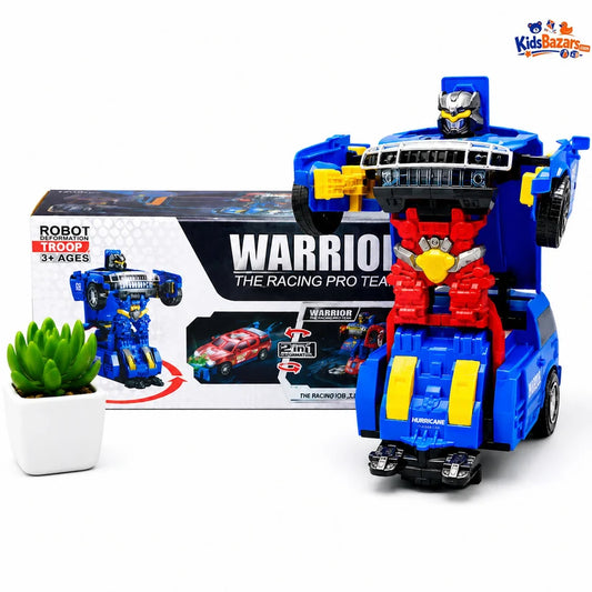 Warrior The Racing Pro SBWE toy by Aojia Toys transforms automatically between a SUV and a robot