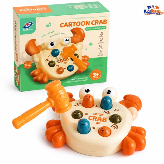 Whack-a-mole Crab Chracter Children's Toy Fidget Game