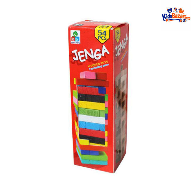 Wooden Jenga Game Set for Kids & Family Fun