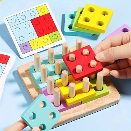 Wooden Logic Square Montessori