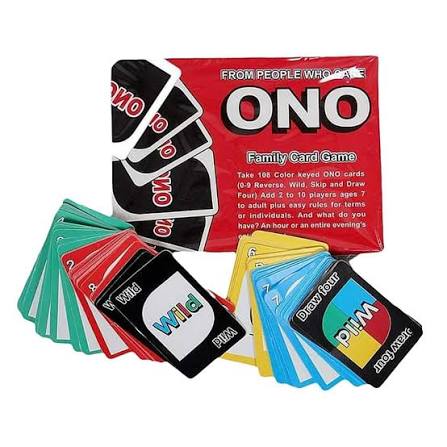 kidsbazars.com ONO Cards Family Game – Fun & Exciting Card Game for All Ages