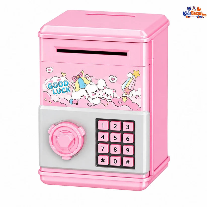 mini atm savings piggy banks toys for real money save for kids girls boys adults,