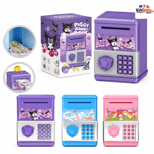 mini atm savings piggy banks toys for real money save for kids girls boys adults,